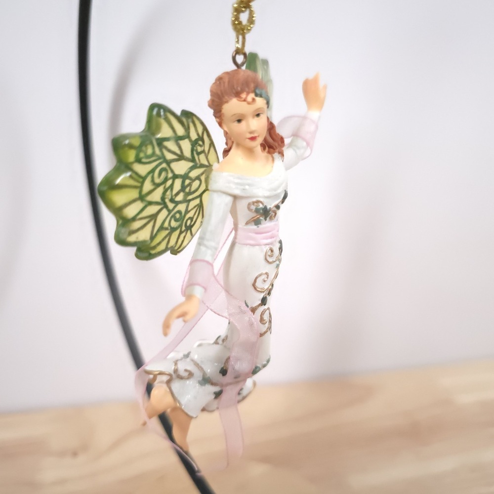 VTG Fairy Ornament On Wings of Light "Ivy's Spiraling Dance" Ashton Drake - Picture 2 of 8